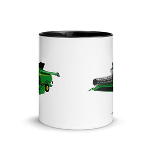 The Tractor Mugs Store John Deere X9 1100 Combine | Mug with Color Inside Quality Farmers Merch