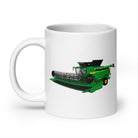 The Tractor Mugs Store John Deere X9 1100 Combine | White glossy mug Quality Farmers Merch