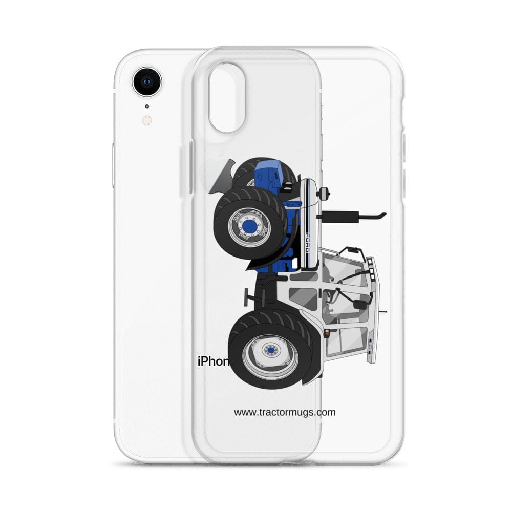 The Tractor Mugs Store Jubilee Edition Silver Tractor | Clear Case for iPhone® Quality Farmers Merch