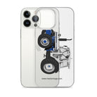 The Tractor Mugs Store Jubilee Edition Silver Tractor | Clear Case for iPhone® Quality Farmers Merch