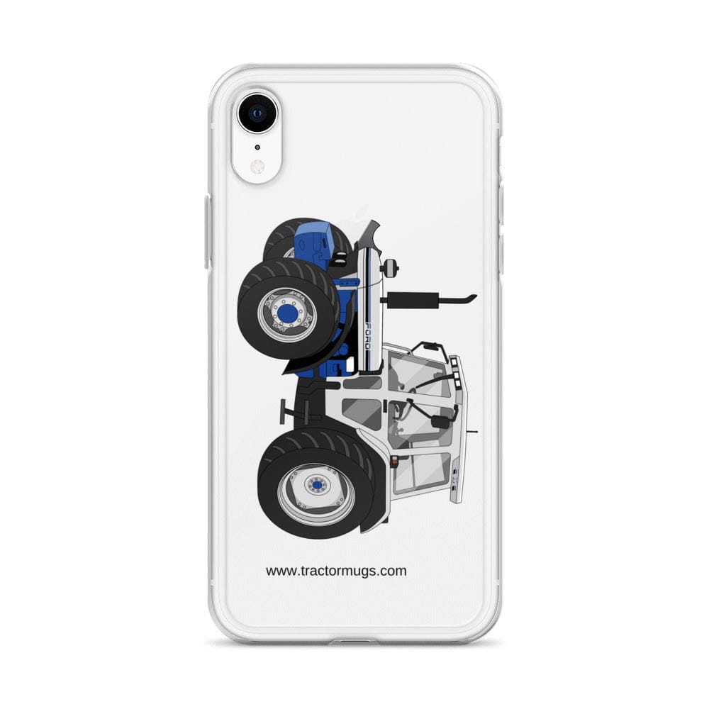 The Tractor Mugs Store Jubilee Edition Silver Tractor | Clear Case for iPhone® Quality Farmers Merch