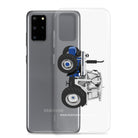 The Tractor Mugs Store Jubilee Edition Silver Tractor | Clear Case for Samsung® Quality Farmers Merch