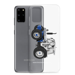 The Tractor Mugs Store Jubilee Edition Silver Tractor | Clear Case for Samsung® Quality Farmers Merch