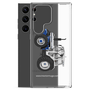 The Tractor Mugs Store Jubilee Edition Silver Tractor | Clear Case for Samsung® Quality Farmers Merch