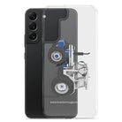 The Tractor Mugs Store Jubilee Edition Silver Tractor | Clear Case for Samsung® Quality Farmers Merch