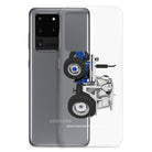 The Tractor Mugs Store Jubilee Edition Silver Tractor | Clear Case for Samsung® Quality Farmers Merch