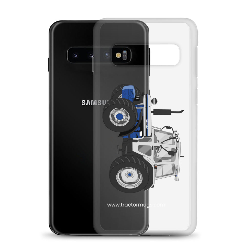 The Tractor Mugs Store Jubilee Edition Silver Tractor | Clear Case for Samsung® Quality Farmers Merch