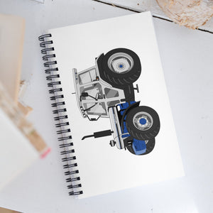 The Tractor Mugs Store Jubilee Edition Silver Tractor | Spiral notebook Quality Farmers Merch