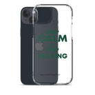 The Tractor Mugs Store KEEP CALM and KEEP MILKING | Clear Case for iPhone® Quality Farmers Merch