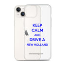 The Tractor Mugs Store Keep Calm New Holland | Clear Case for iPhone® Quality Farmers Merch