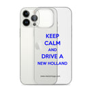 The Tractor Mugs Store Keep Calm New Holland | Clear Case for iPhone® Quality Farmers Merch
