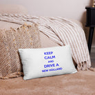 The Tractor Mugs Store Keep Calm New Holland | Pillow Case Quality Farmers Merch
