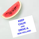 The Tractor Mugs Store Keep Calm New Holland | Sticker sheet Quality Farmers Merch