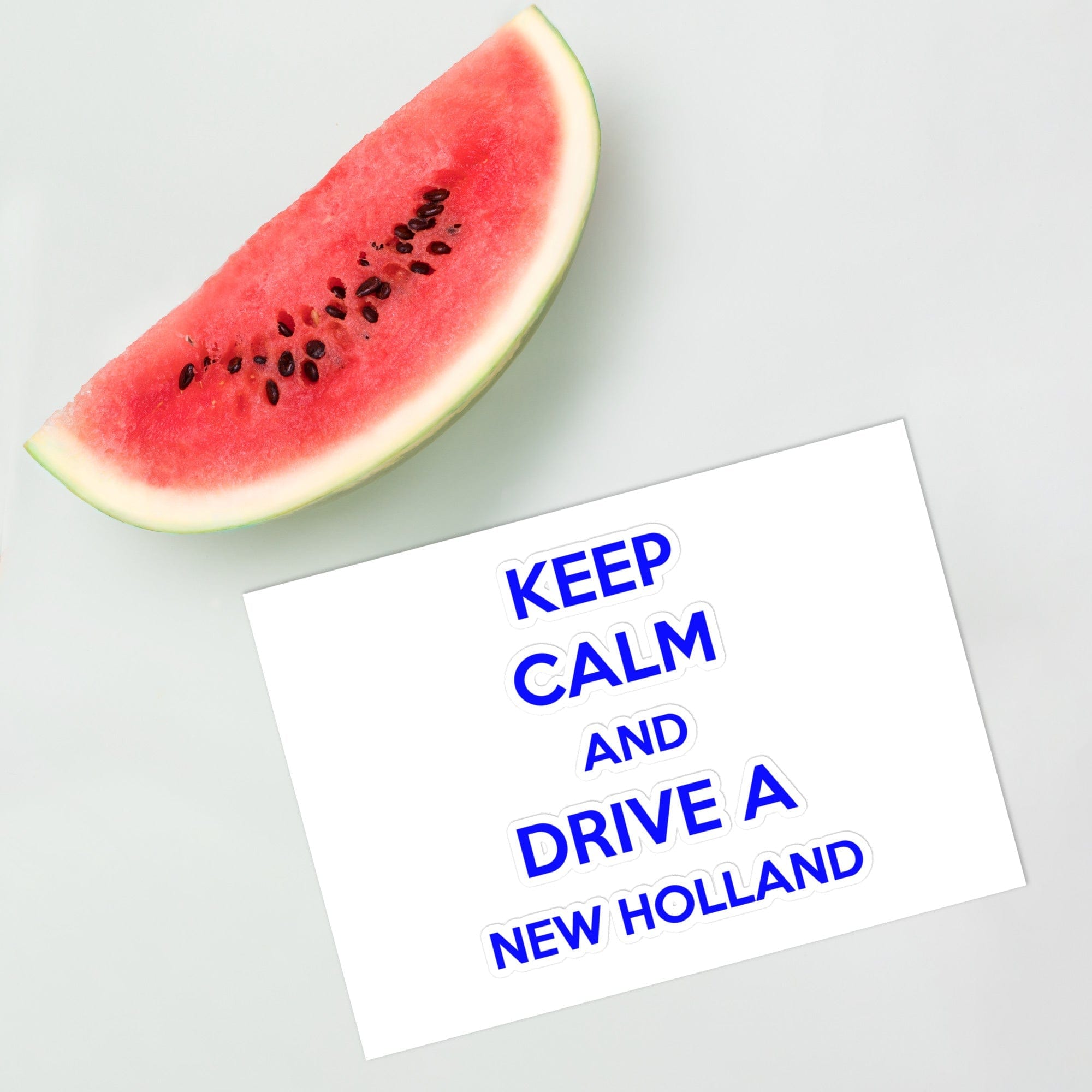 The Tractor Mugs Store Keep Calm New Holland | Sticker sheet Quality Farmers Merch