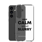 The Tractor Mugs Store KEEP CALM spread SLURRY | Clear Case for Samsung® Quality Farmers Merch