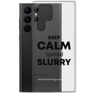 The Tractor Mugs Store KEEP CALM spread SLURRY | Clear Case for Samsung® Quality Farmers Merch