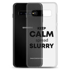 The Tractor Mugs Store KEEP CALM spread SLURRY | Clear Case for Samsung® Quality Farmers Merch