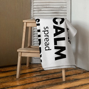 The Tractor Mugs Store KEEP CALM spread SLURRY | Towel Quality Farmers Merch