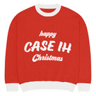 The Tractor Mugs Store L Happy CASE IH Christmas Jumper | Relaxed fit knitted crew neck sweater Quality Farmers Merch
