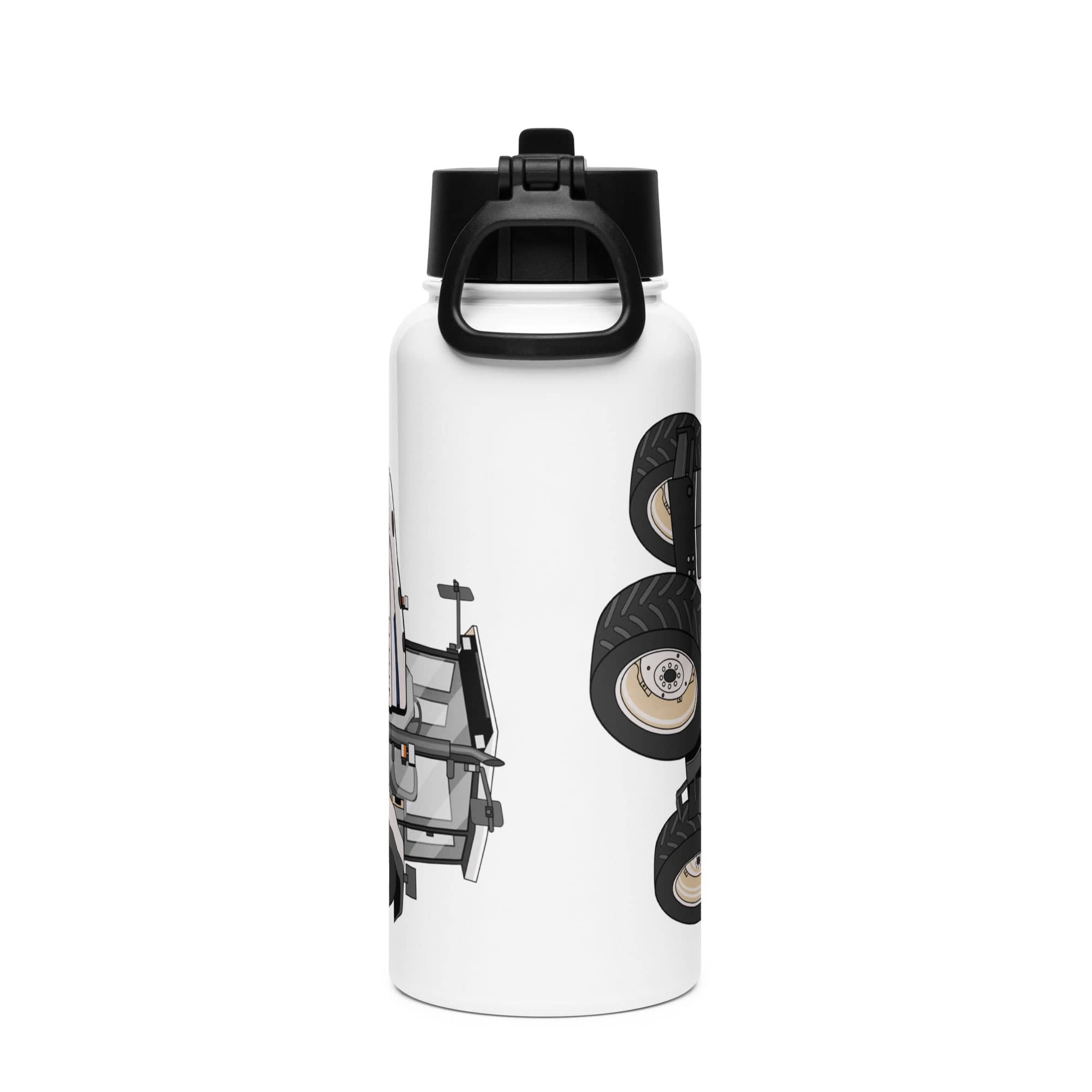 The Tractor Mugs Store Lamborghini 1060 | Stainless steel water bottle with a straw lid Quality Farmers Merch