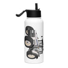 The Tractor Mugs Store Lamborghini 1060 | Stainless steel water bottle with a straw lid Quality Farmers Merch