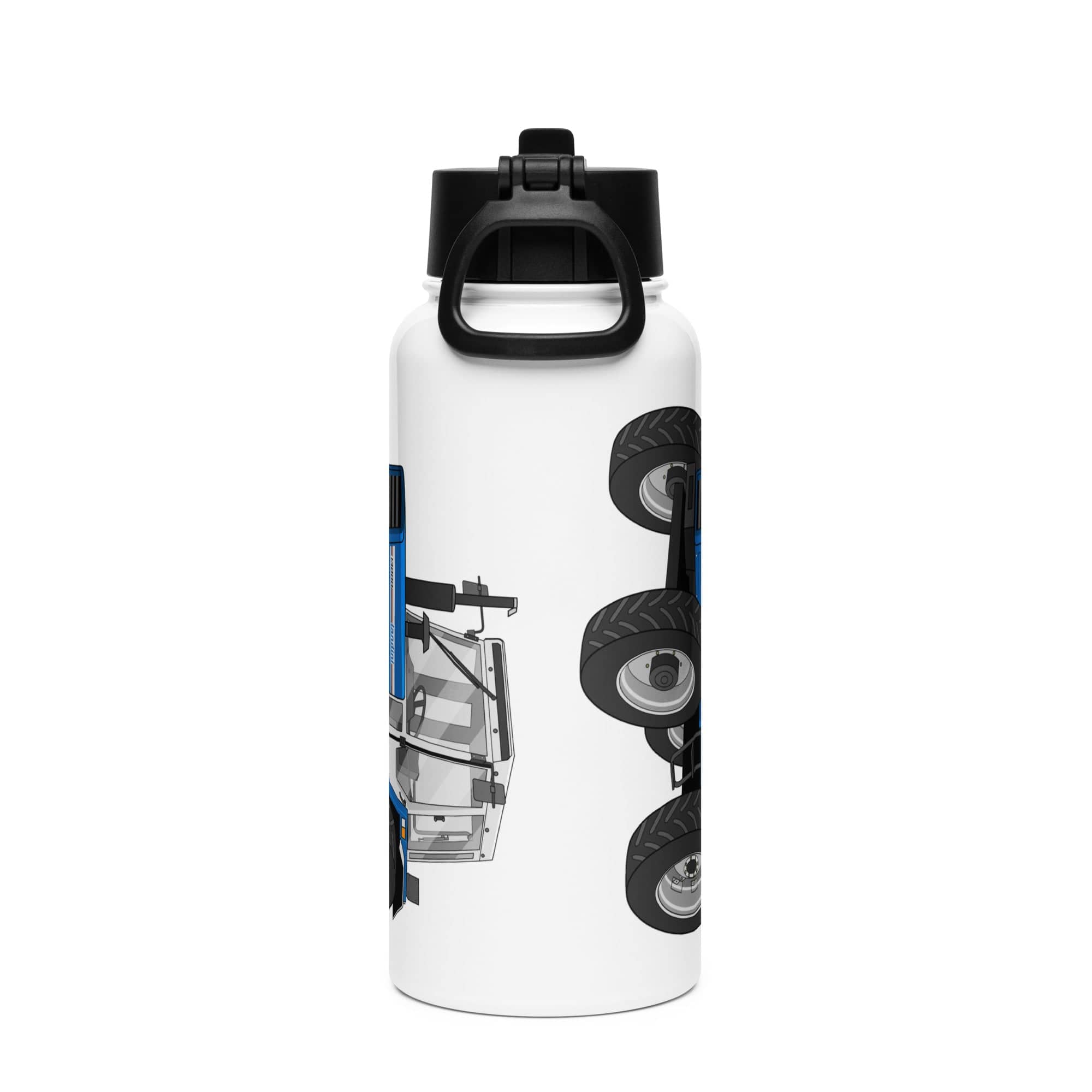 The Tractor Mugs Store Landini 13000 | Stainless steel water bottle with a straw lid Quality Farmers Merch