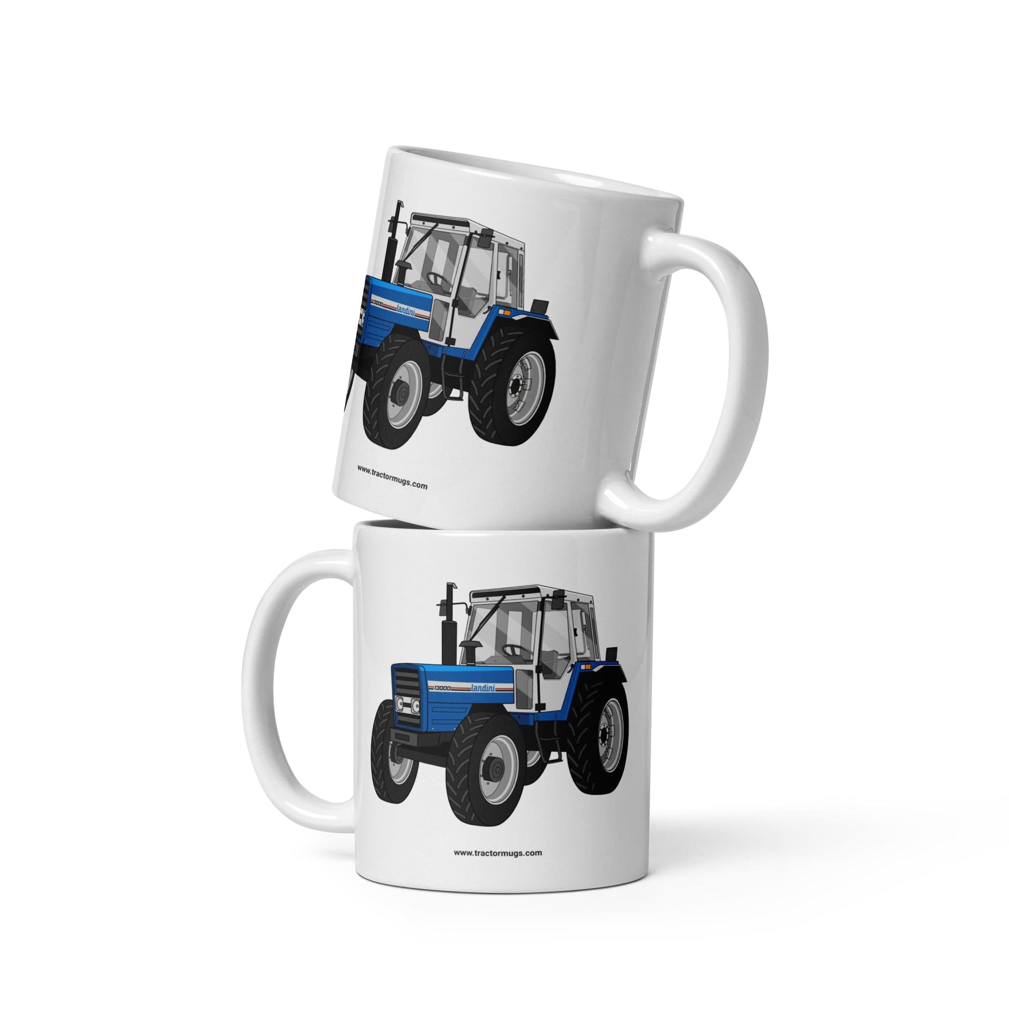 The Tractor Mugs Store Landini 13000 | White glossy mug Quality Farmers Merch