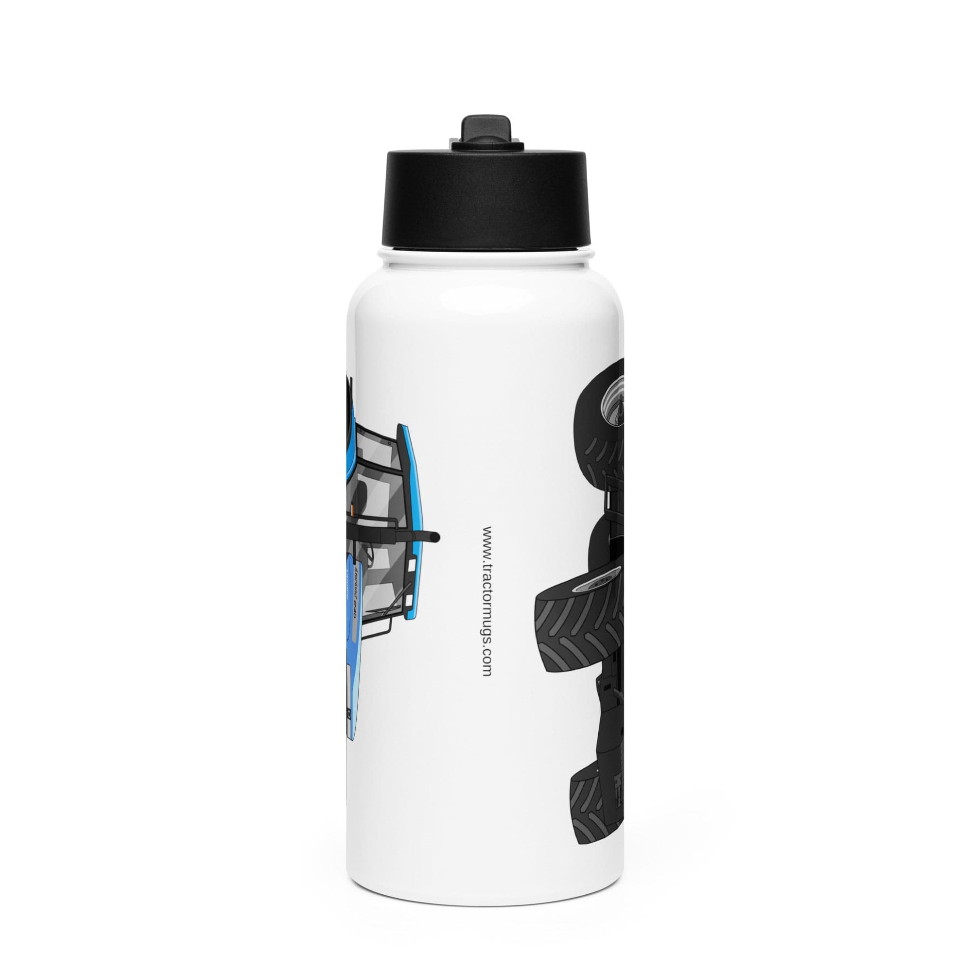 The Tractor Mugs Store Landini Starland 240 | Stainless steel water bottle with a straw lid Quality Farmers Merch