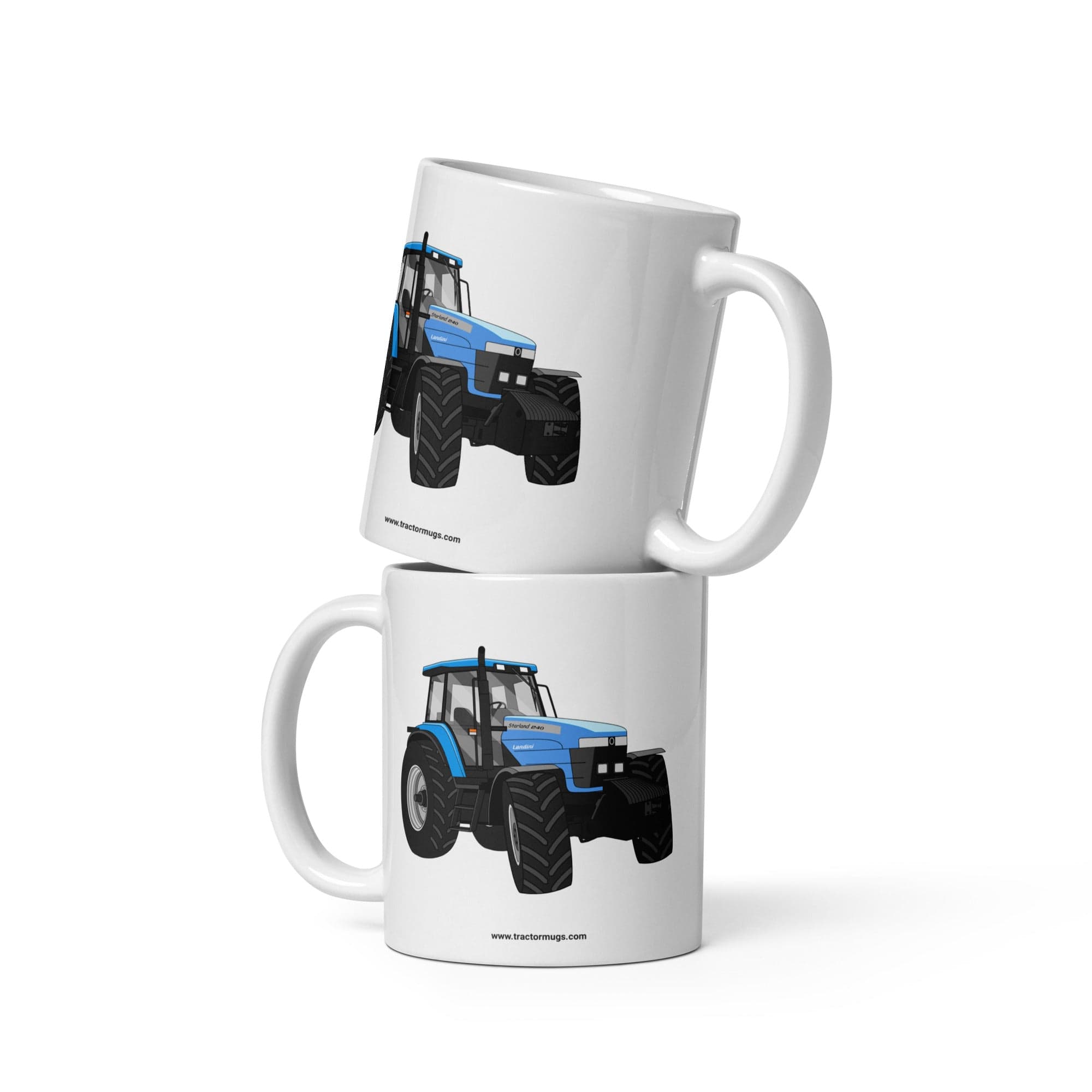 The Tractor Mugs Store Landini Starland 240 | White glossy mug Quality Farmers Merch