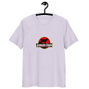The Tractor Mugs Store Lavender / S Jurassic Farm | Unisex Organic Cotton Tee Quality Farmers Merch