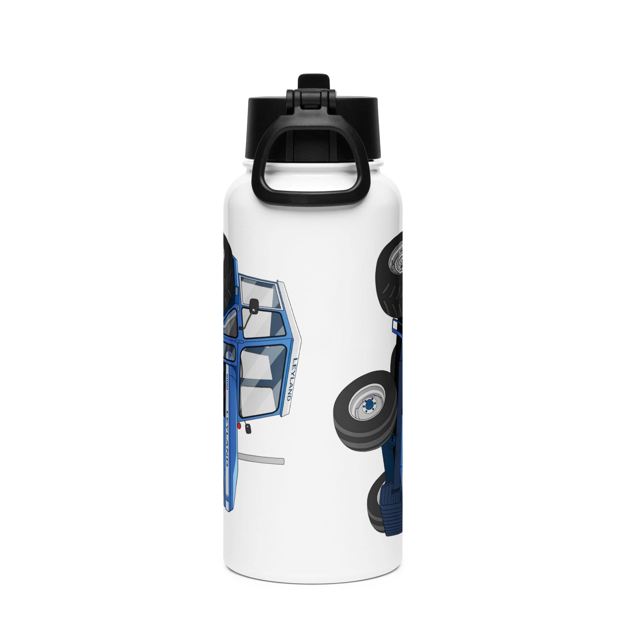 The Tractor Mugs Store Leyland 2100 | Stainless steel water bottle with a straw lid Quality Farmers Merch