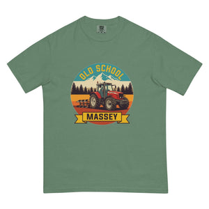 The Tractor Mugs Store Light Green / S Massey Ferguson 6480 OLD SCHOOL MASSEY Outdoor | Unisex Premium T-shirt Quality Farmers Merch