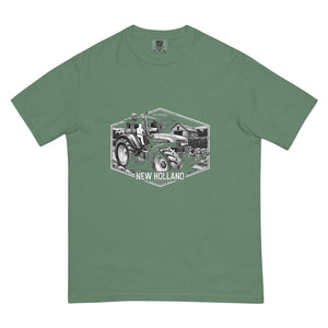 The Tractor Mugs Store Light Green / S New Holland TM 135 OLD SCHOOL NEW HOLLAND Moose | Unisex Premium T-shirt Quality Farmers Merch