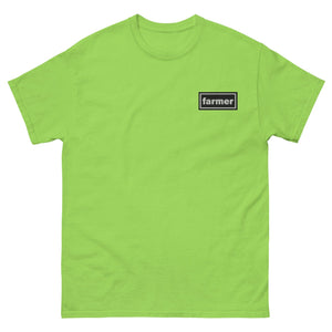 The Tractor Mugs Store Lime / S Oasis Style Farmer Unisex | Classic Tee Embroidered Quality Farmers Merch