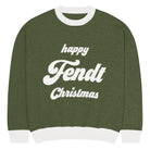The Tractor Mugs Store M Happy Fendt Christmas Jumper | Relaxed fit knitted crew neck sweater Quality Farmers Merch