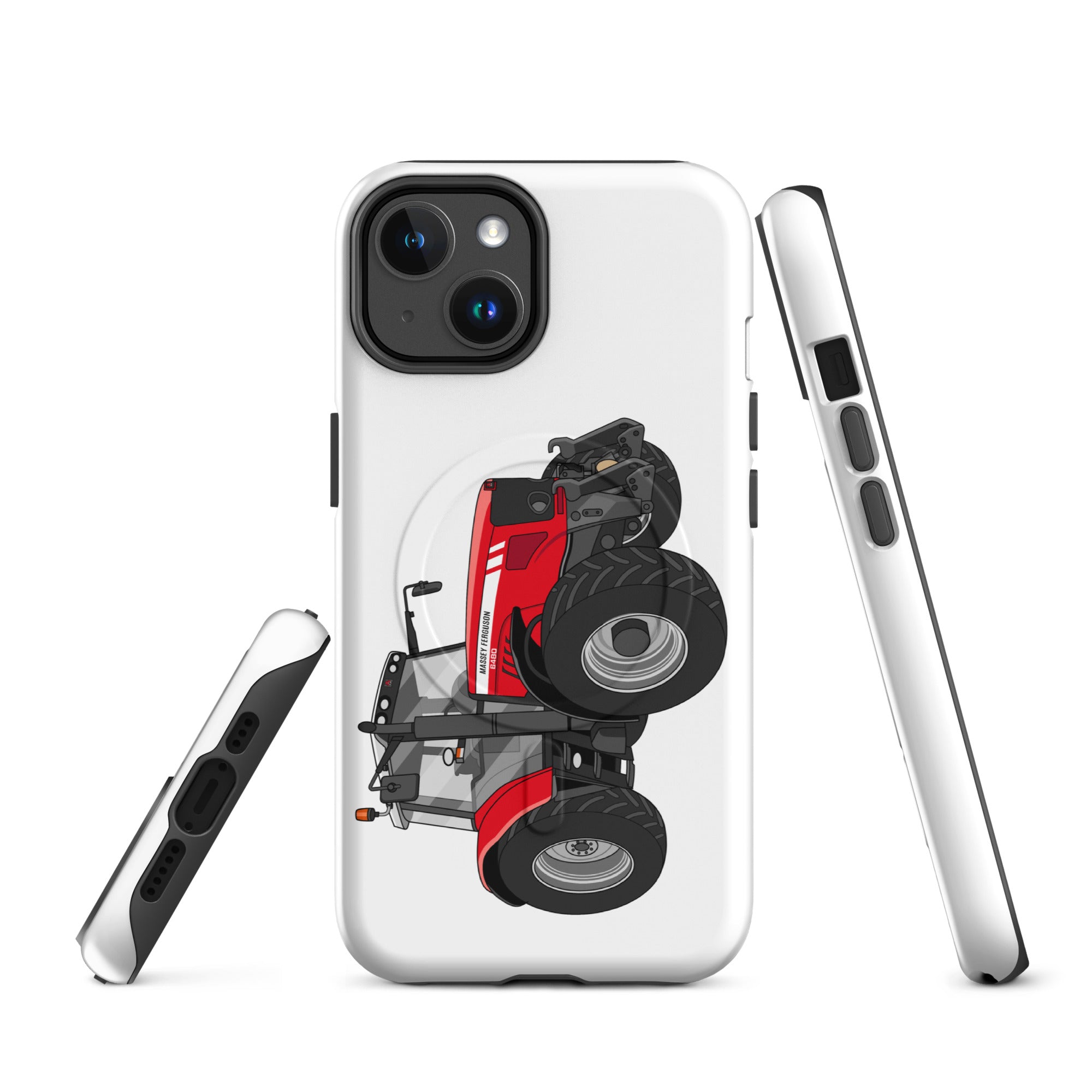 The Tractor Mugs Store MagSafe® Tough Case for iPhone® iPhone 14 Massey Ferguson 6480 | MagSafe® tough case for iPhone® Quality Farmers Merch