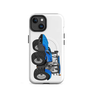 The Tractor Mugs Store MagSafe® Tough Case for iPhone® iPhone 14 New Holland T6 180 Methane | MagSafe® tough case for iPhone® Quality Farmers Merch
