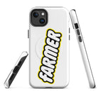 The Tractor Mugs Store MagSafe® Tough Case for iPhone® iPhone 14 Plus LEGO FARMER | MagSafe® tough case for iPhone® Quality Farmers Merch