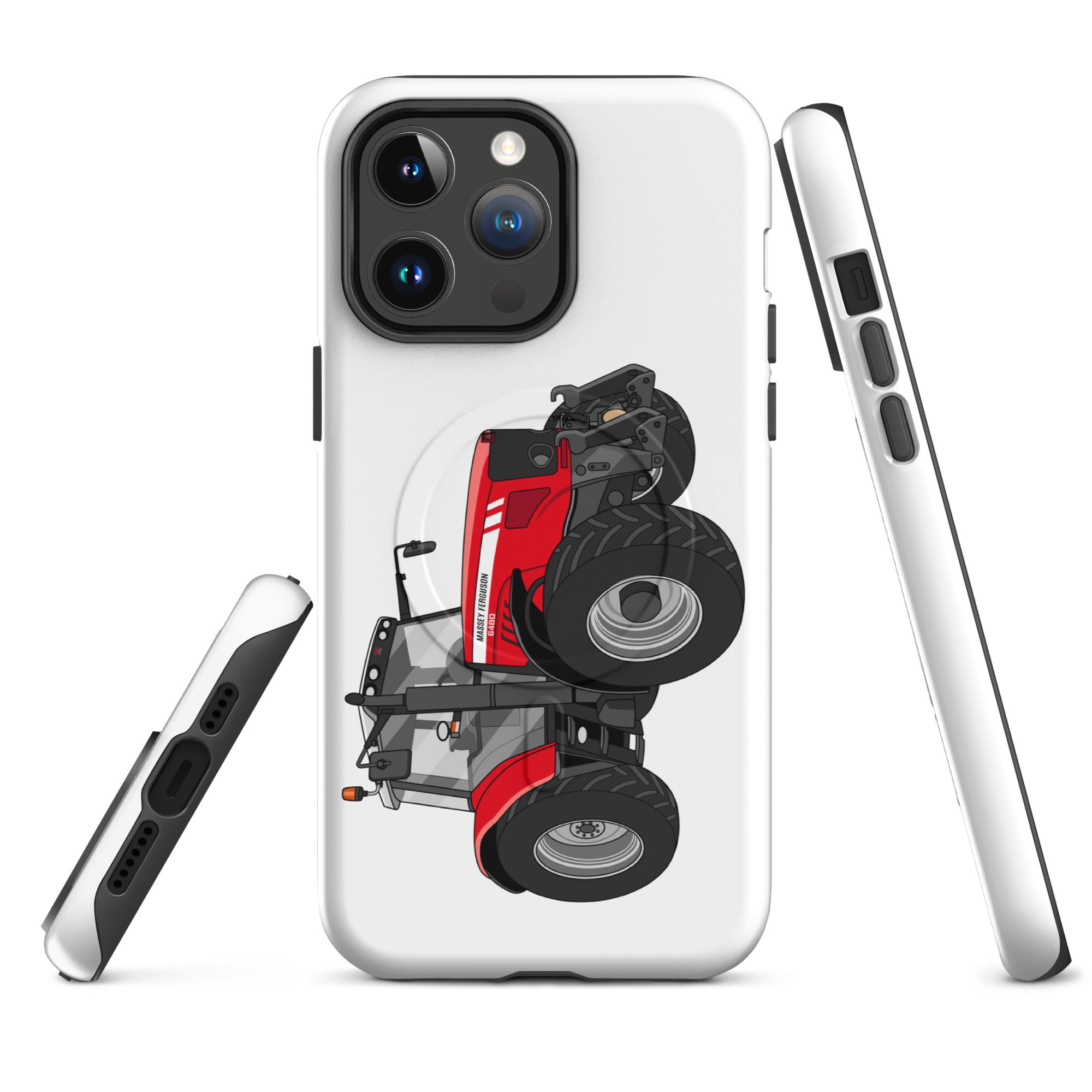 The Tractor Mugs Store MagSafe® Tough Case for iPhone® iPhone 14 Pro Max Massey Ferguson 6480 | MagSafe® tough case for iPhone® Quality Farmers Merch