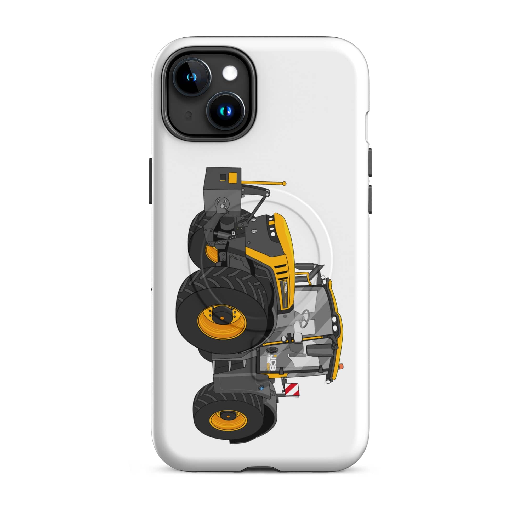 The Tractor Mugs Store MagSafe® Tough Case for iPhone® iPhone 15 Plus JCB Fastrac 4220 Icon | MagSafe® tough case for iPhone® Quality Farmers Merch