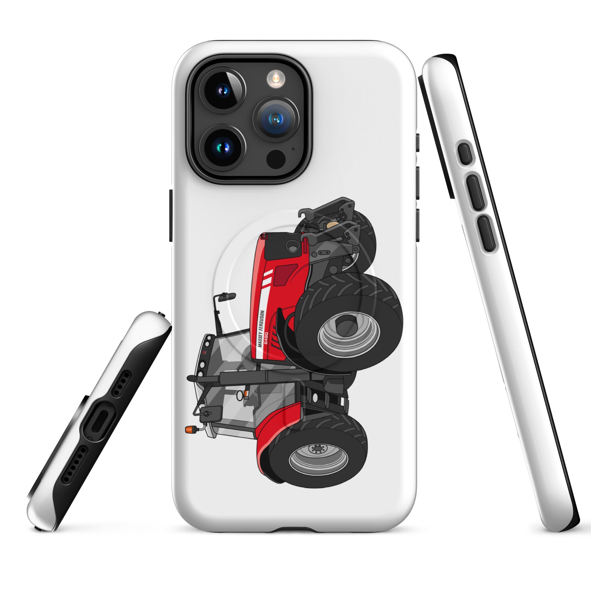 The Tractor Mugs Store MagSafe® Tough Case for iPhone® iPhone 15 Pro Max Massey Ferguson 6480 | MagSafe® tough case for iPhone® Quality Farmers Merch