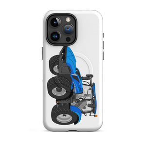 The Tractor Mugs Store MagSafe® Tough Case for iPhone® iPhone 15 Pro Max New Holland T6 180 Methane | MagSafe® tough case for iPhone® Quality Farmers Merch