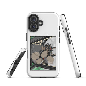The Tractor Mugs Store MagSafe® Tough Case for iPhone® iPhone 16 John Deere 7810 Cabin | MagSafe® tough case for iPhone® Quality Farmers Merch