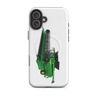 The Tractor Mugs Store MagSafe® Tough Case for iPhone® iPhone 16 Plus John Deere X9 1100 Combine | MagSafe® tough case for iPhone® Quality Farmers Merch