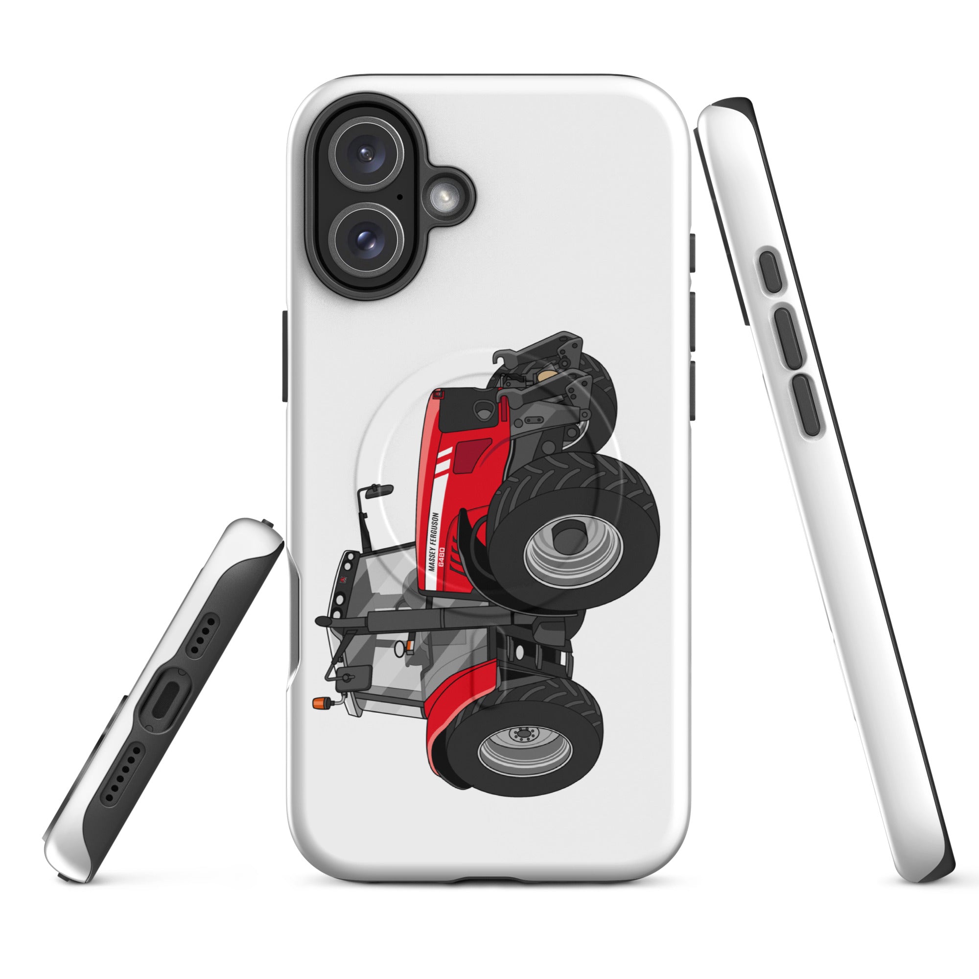 The Tractor Mugs Store MagSafe® Tough Case for iPhone® iPhone 16 Plus Massey Ferguson 6480 | MagSafe® tough case for iPhone® Quality Farmers Merch