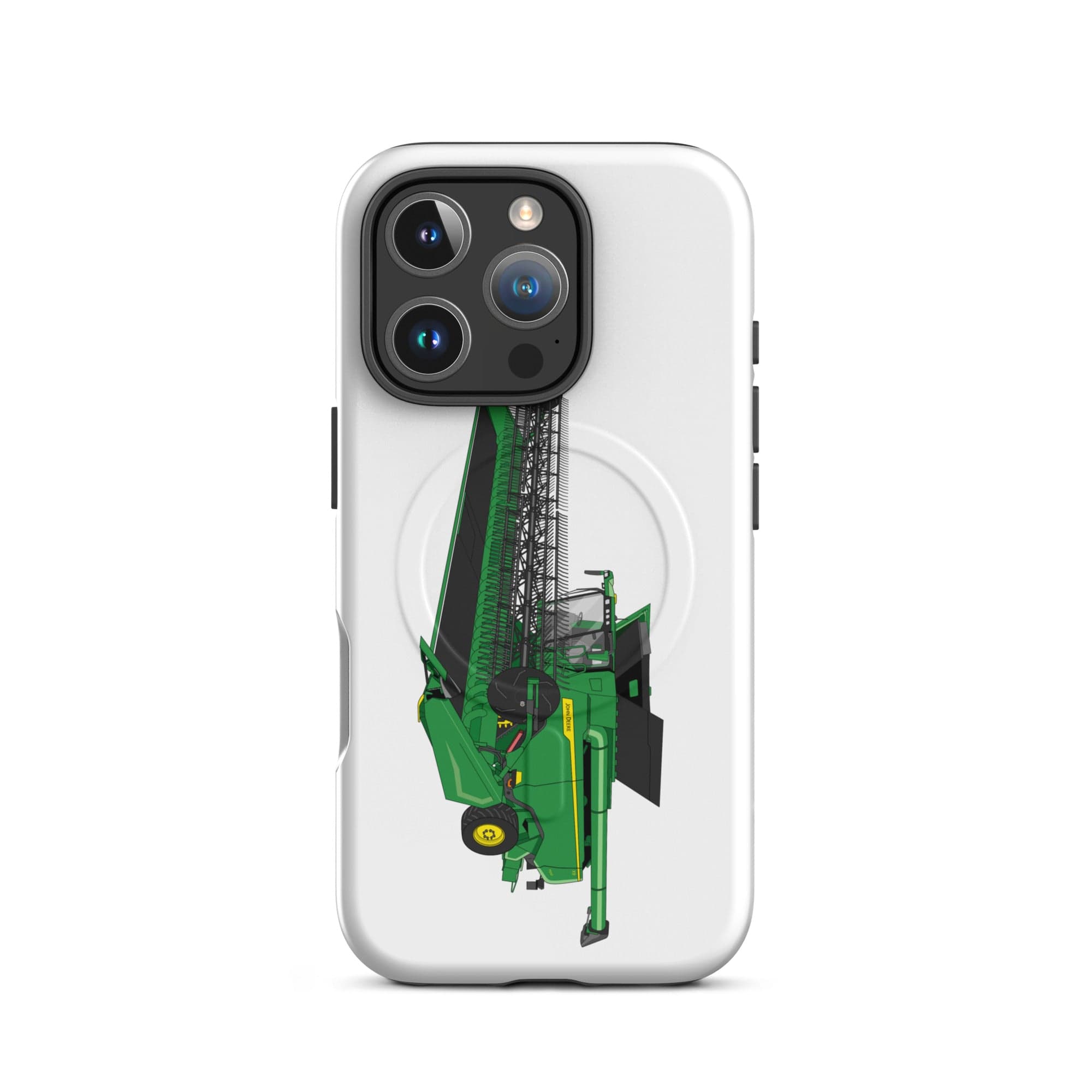 The Tractor Mugs Store MagSafe® Tough Case for iPhone® iPhone 16 Pro John Deere X9 1100 Combine | MagSafe® tough case for iPhone® Quality Farmers Merch