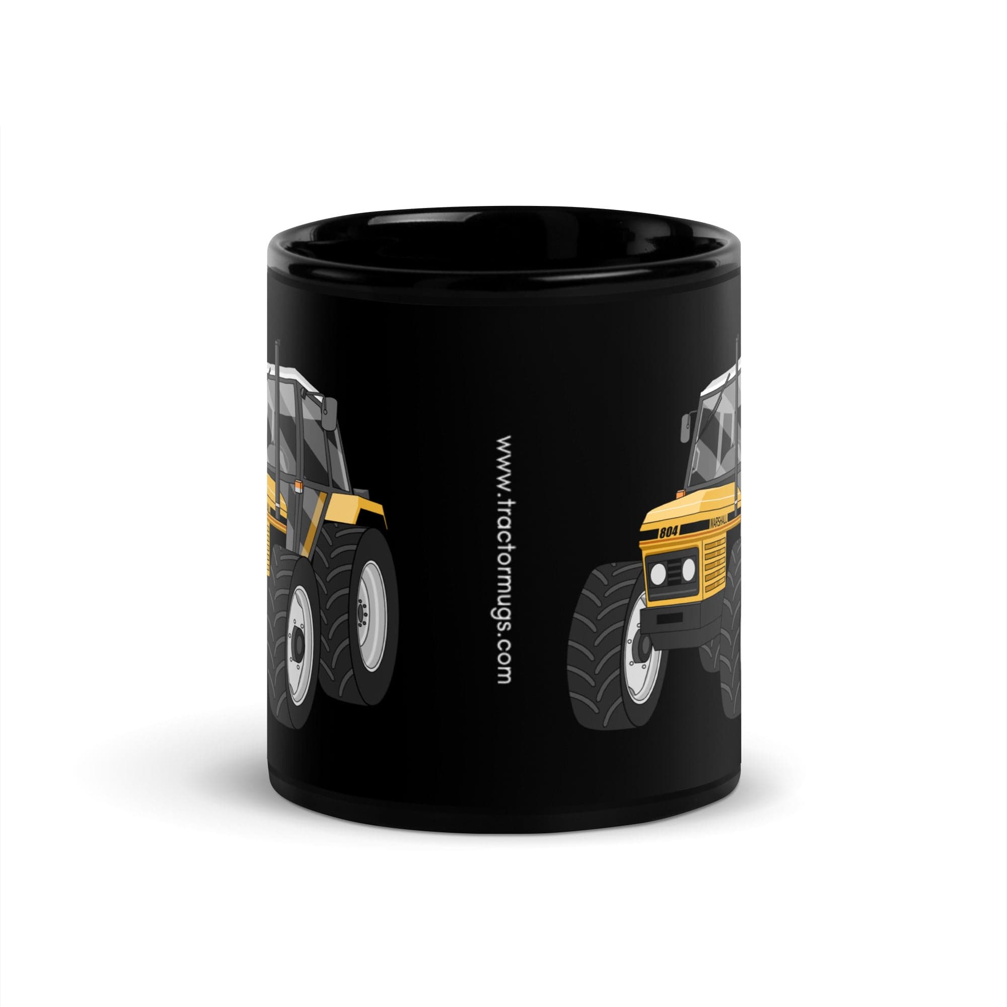 The Tractor Mugs Store Marshall 804 | Black Glossy Mug Quality Farmers Merch