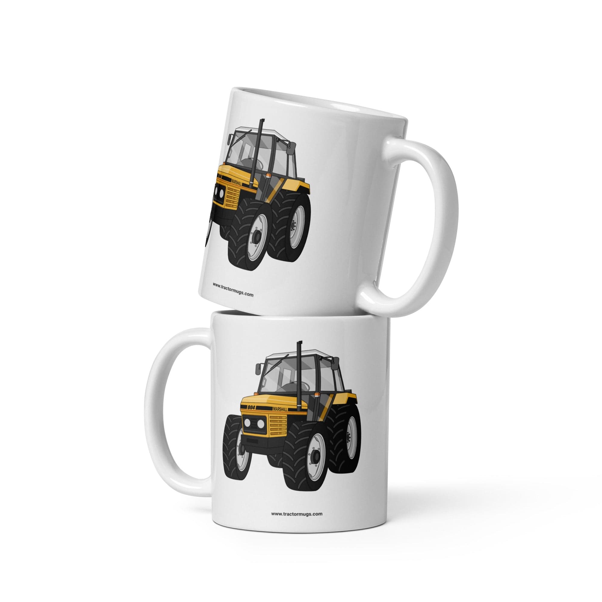 The Tractor Mugs Store Marshall 804 | White glossy mug Quality Farmers Merch