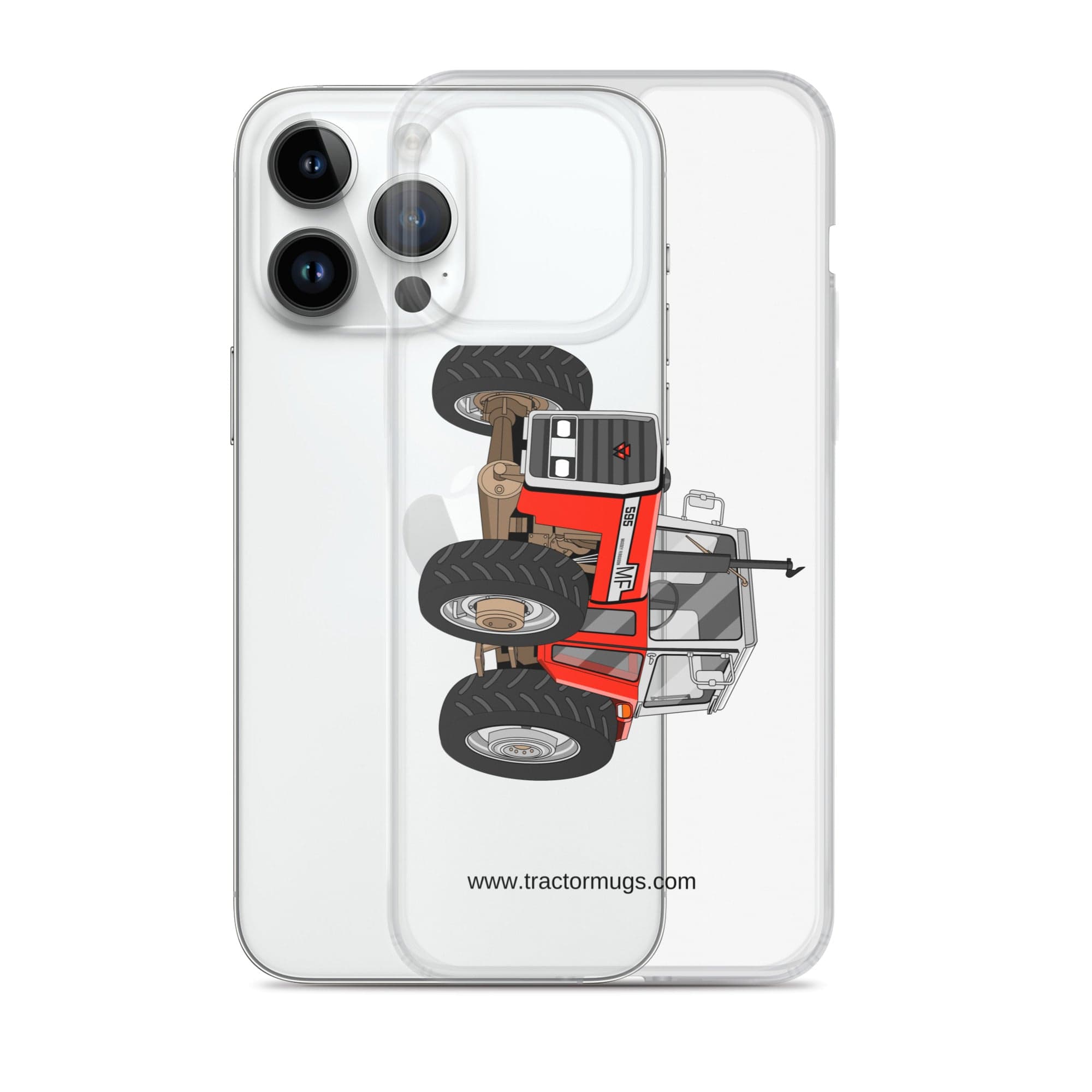 The Tractor Mugs Store Massey 595 | Clear Case for iPhone® Quality Farmers Merch