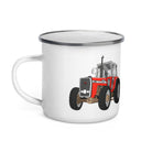 The Tractor Mugs Store Massey 595 | Enamel Mug Quality Farmers Merch